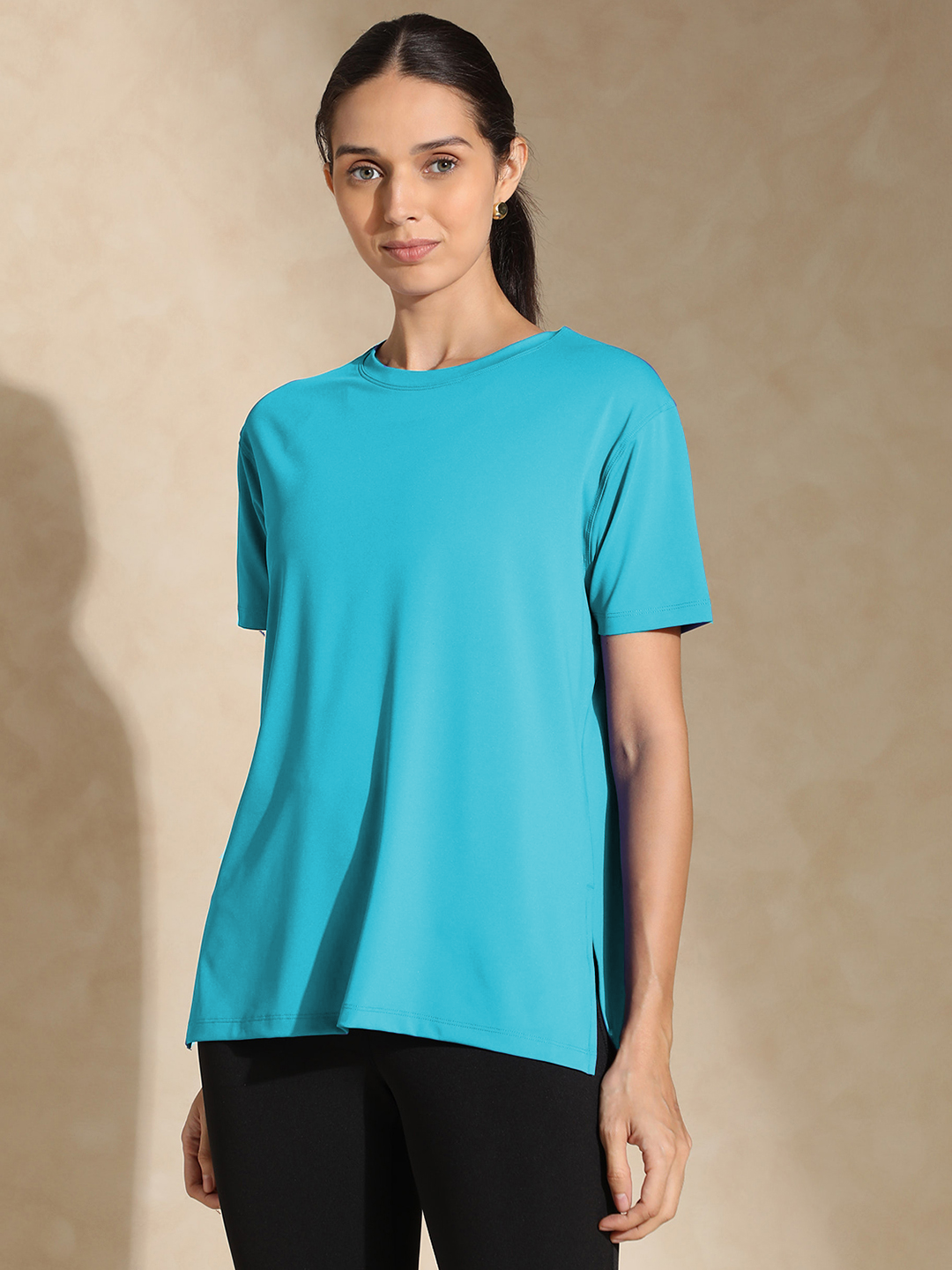 Shop-FlowFit Oversized Tee Capri Blue