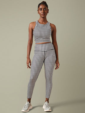 Ath Track 7/8 Leggings Houndstooth