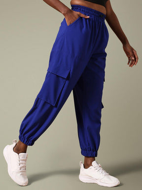 Cobalt Blue Tracker Cargo Pants & Cargo Jacket