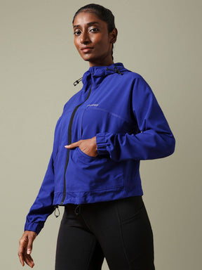 Utility Cargo Jacket Cobalt Blue