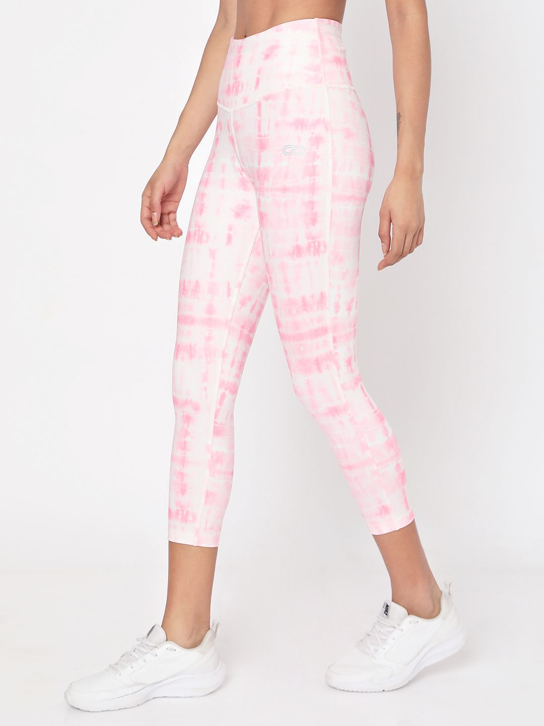 Pink Shibori Luxe Crop Top & Leggings