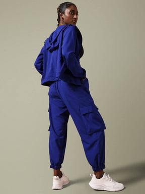 Cobalt Blue Tracker Cargo Pants & Cargo Jacket