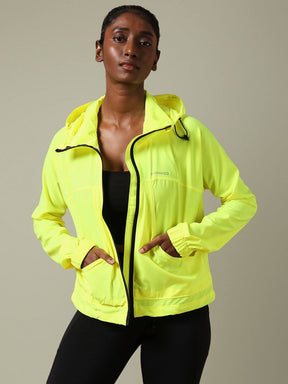 Utility Cargo Jacket Safety Yellow