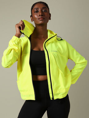 Utility Cargo Jacket Safety Yellow