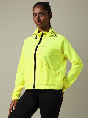 Utility Cargo Jacket Safety Yellow