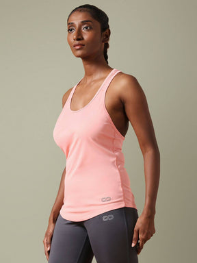 T-Back Tank Top Peach Cream