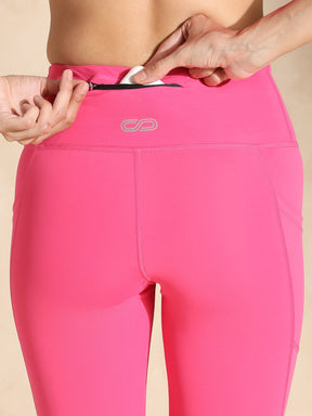 Shop-Pink Fuchsia High Impact Action Bra & Aura Leggings