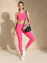Shop-Pink Fuchsia High Impact Action Bra & Aura Leggings