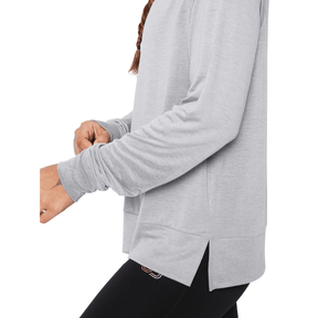 Modal Raglan Long Sleeve Tee Grey Melange-Long Sleeve Tee-Silvertraq-Silvertraq