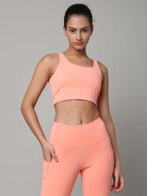 High Impact Action Bra With Clasp Peach