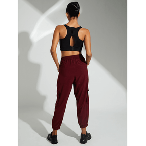 Tracker Cargo Pants Oxblood-Joggers-Silvertraq-Silvertraq