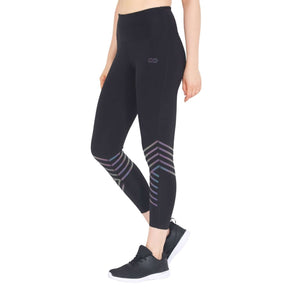 Artemis Reflective Leggings Black-Leggings-Silvertraq-Silvertraq