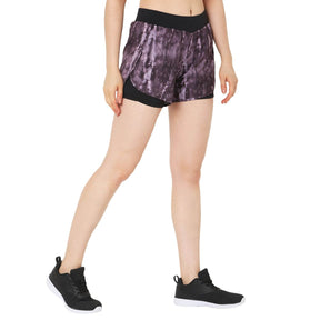 Perform Shorts Purple Tie Dye-Shorts-Silvertraq-Silvertraq