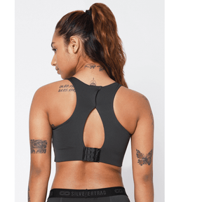 Women's Action Bra With Clasp & Evolve Leggings Grey