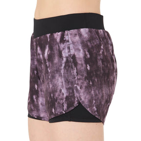 Perform Shorts Purple Tie Dye-Shorts-Silvertraq-Silvertraq