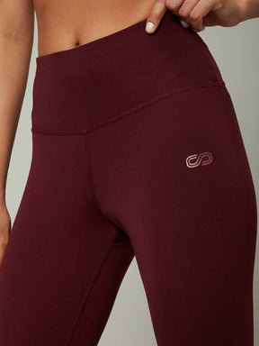 Ath Perform 7/8 High Waist Leggings Plum