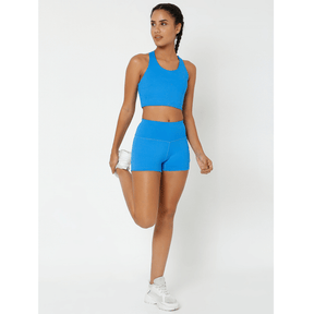 Flex Shorts Electric Blue-Shorts-Silvertraq-Silvertraq