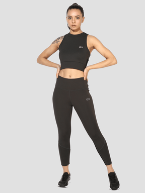 Ath Perform 7/8 High Waist Leggings Grey