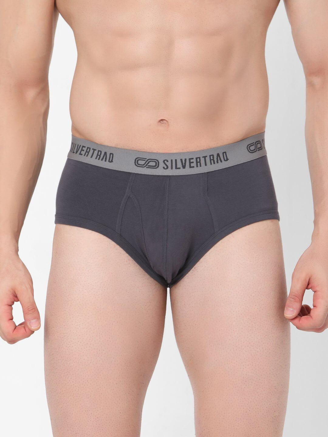 Modair Grey Brief Pack of 3-Boxer Shorts-Silvertraq-Silvertraq