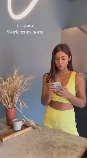 Aura Leggings Candyfloss Yellow