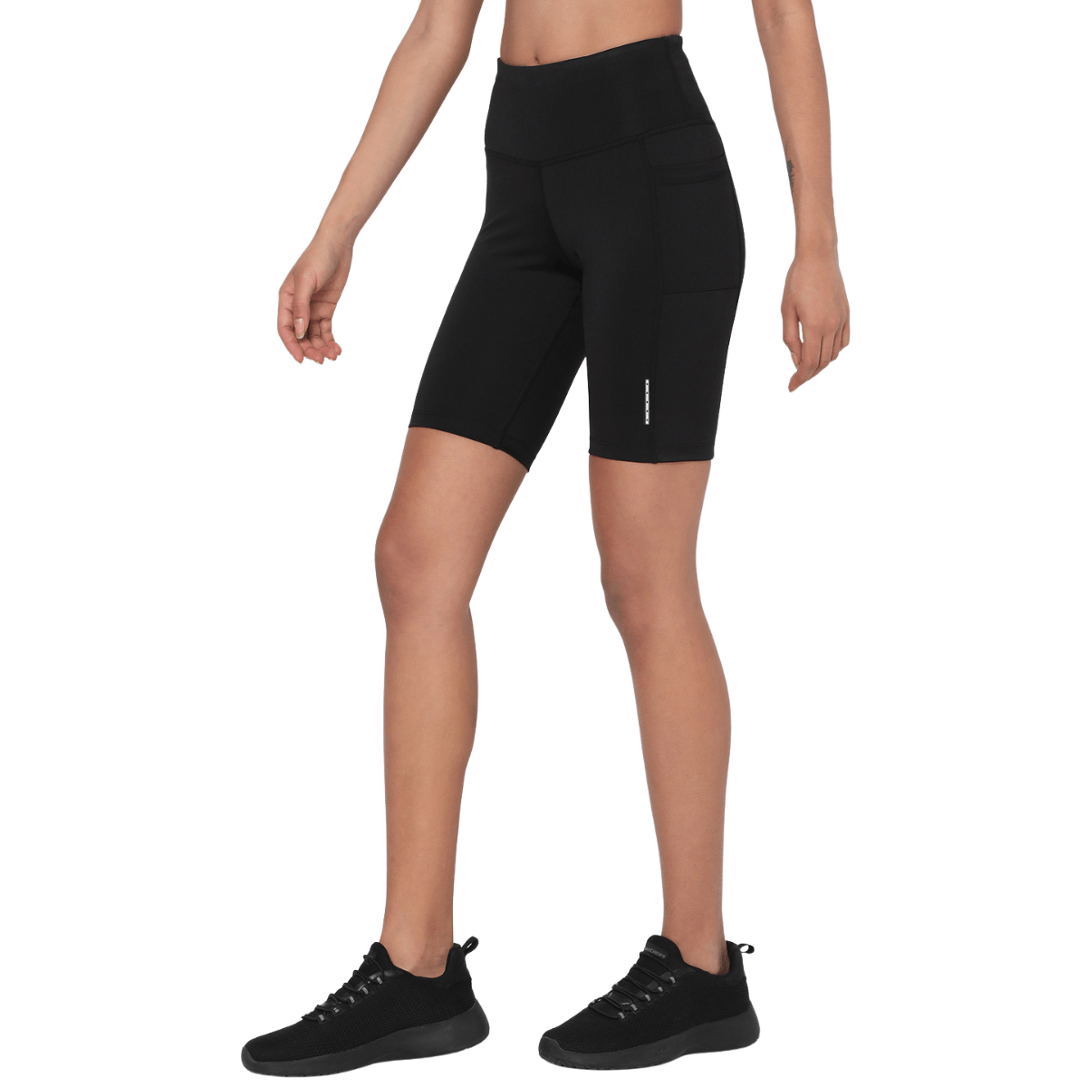 Biker Shorts Black-Shorts-Silvertraq-Silvertraq
