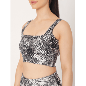 Square Neck Sports Bra Tropical Animal-Padded Sports Bra-Silvertraq-Silvertraq