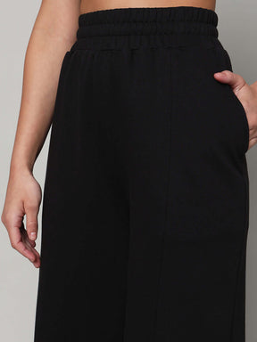 Terry All Weather Black Tracks For Women