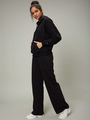 Terry All Weather Black Tracks For Women