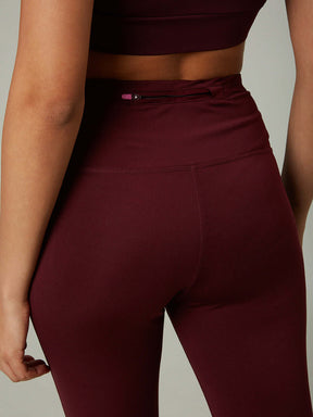 Ath Perform 7/8 High Waist Leggings Plum