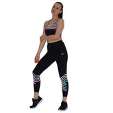 Black Artemis Reflective Crop Top & Leggings