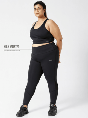 Ath Perform 7/8 High Waist Leggings Black Plus