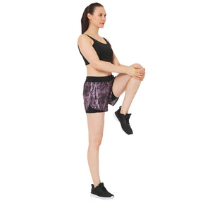 Perform Shorts Purple Tie Dye-Shorts-Silvertraq-Silvertraq