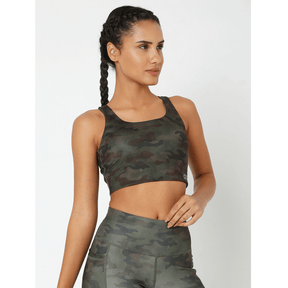 Army Camo High Impact Action Bra & Ath Perform 7/8 Leggings