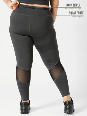 Ath Perform 7/8 High Waist Leggings Grey Plus