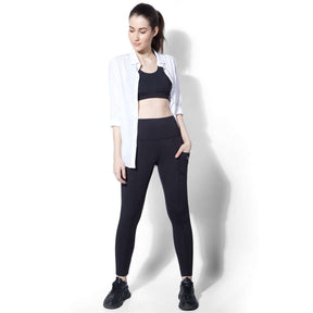 Evolve Leggings Black-Leggings-Silvertraq-Silvertraq