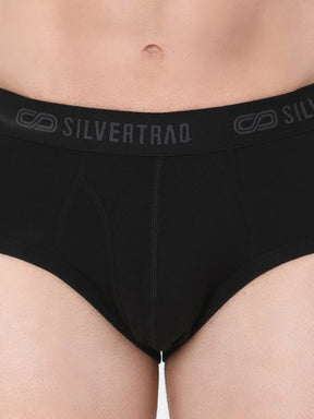 Modair Black Brief Pack of 3-Boxer Shorts-Silvertraq-Silvertraq