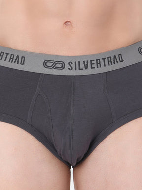Modair Grey Brief Pack of 3-Boxer Shorts-Silvertraq-Silvertraq