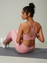 Women's Light Pink Crossback Luxe Bralette