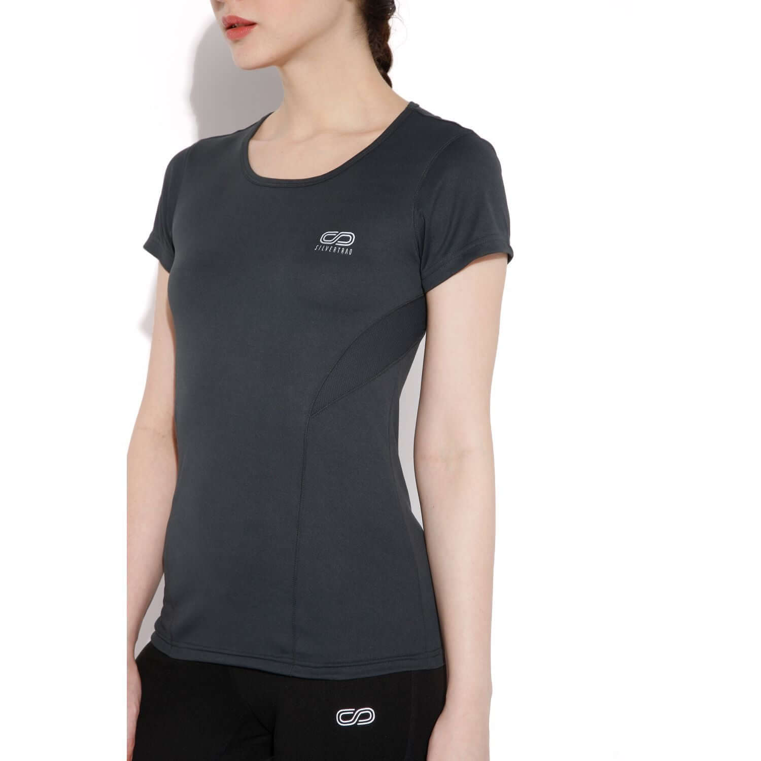 Contour Training Tee Dark Grey-Short Sleeve Tee-Silvertraq-Silvertraq