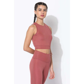 Padded Cross Back Crop Top Marsala-Padded Crop Top-Silvertraq-Silvertraq