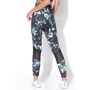 Ath Perform High Waist 7/8 Leggings Dark Blossom-Leggings-Silvertraq-Silvertraq