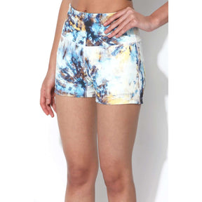 Tie Dye Biker Kross Bra & Flex Shorts