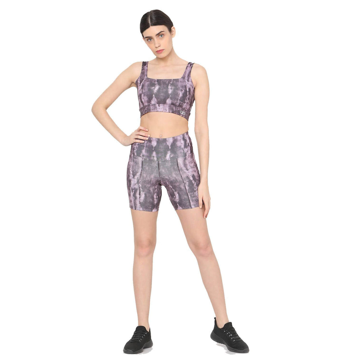 Rider Shorts Purple Tie Dye-Shorts-Silvertraq-Silvertraq