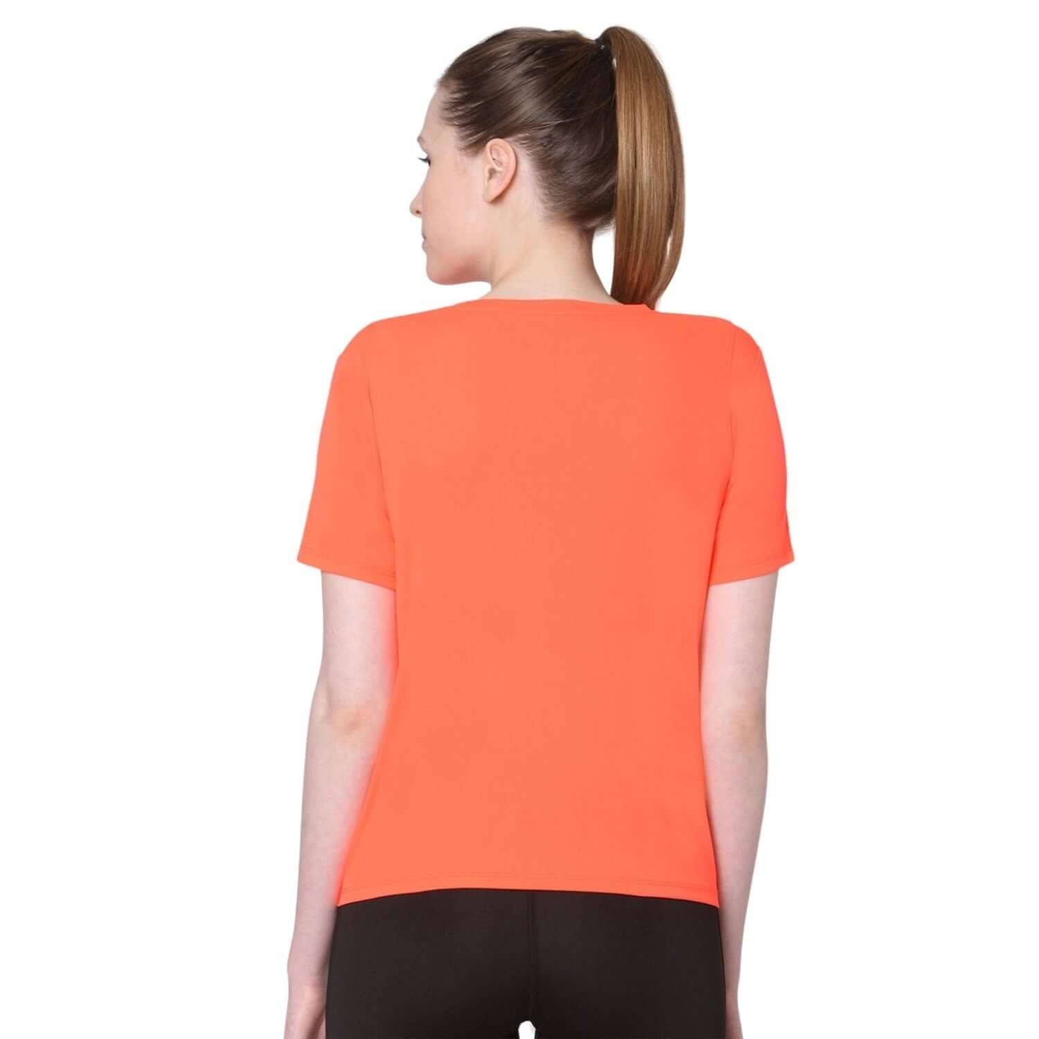 Silvertraq Script Tee Neon Orange-Short Sleeve Tee-Silvertraq-Silvertraq