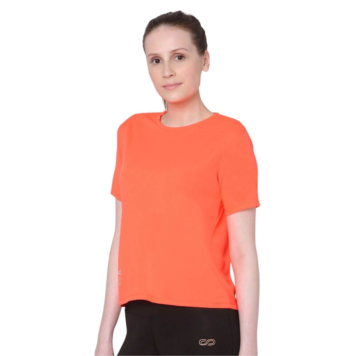 Silvertraq Script Tee Neon Orange-Short Sleeve Tee-Silvertraq-Silvertraq