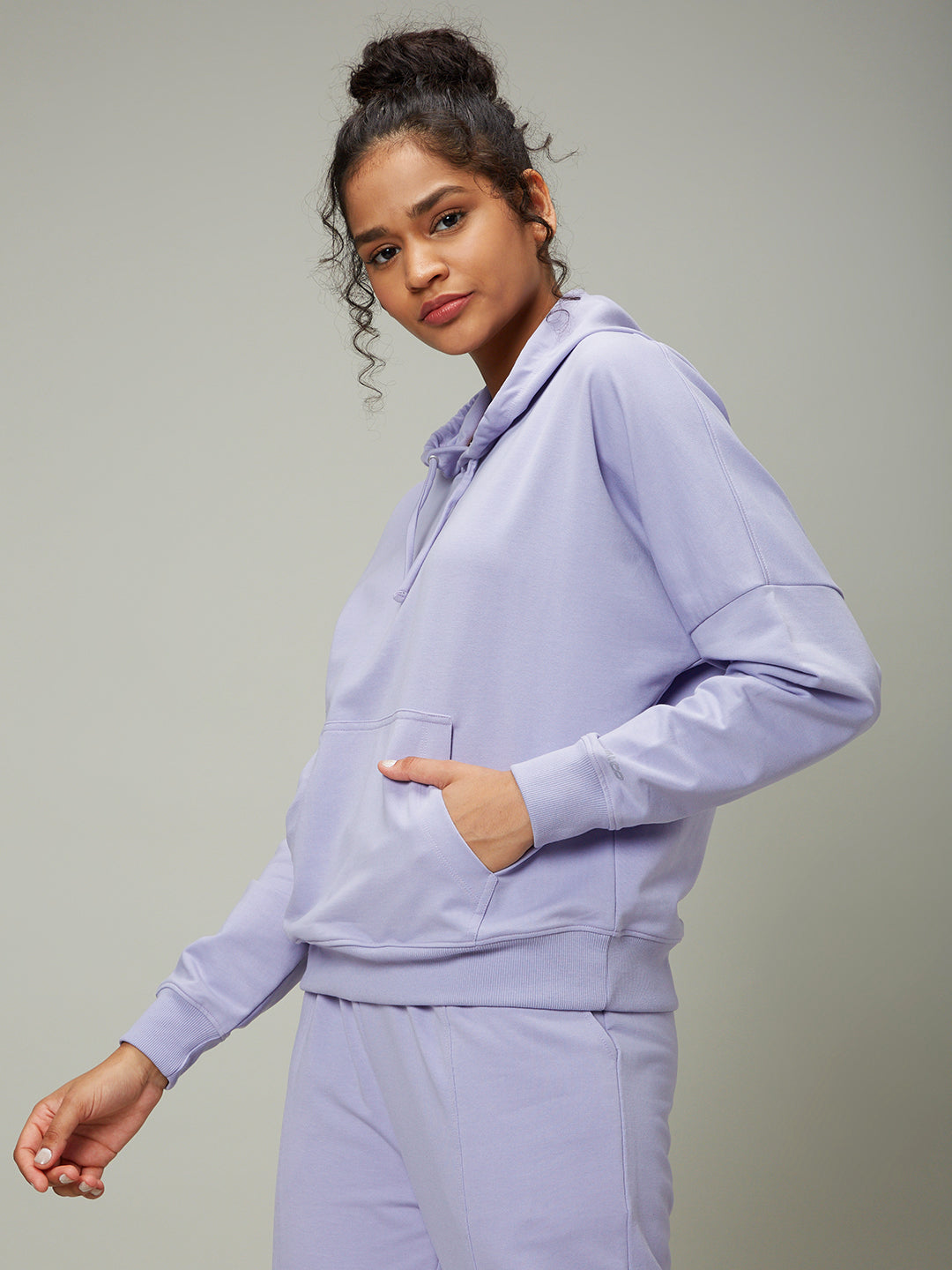 Terry All Weather Lilac Sweatshirt & Tracks For Women