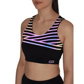 Artemis Reflective Crop Top Black-Padded Crop Top-Silvertraq-Black-XS-Silvertraq