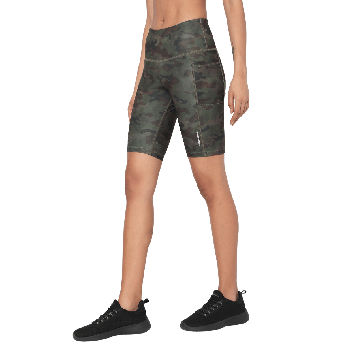 Biker Shorts Army Camo-Shorts-Silvertraq-Silvertraq