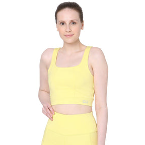 Evolve Padded Crop Top Candy Floss Yellow-Padded Crop Top-Silvertraq-Candy Floss Yellow-XS-Silvertraq