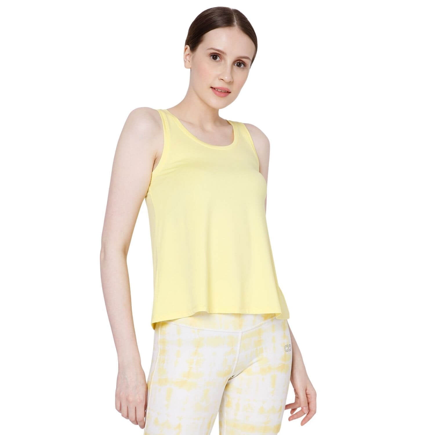 Wicking Swing Vest Candy Floss Yellow-Tank Top-Silvertraq-Silvertraq